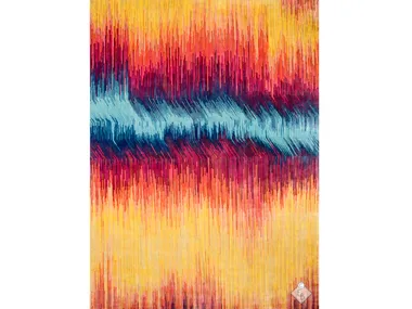 VIBES ADONIS - Rectangular silk rug _ Edition Bougainville